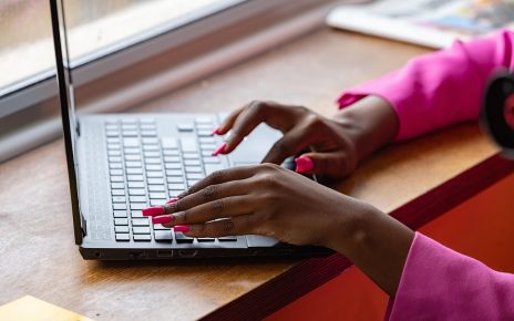 Laptop, typing, working — Elux Firerose 5000 Nic Salts Offer Intense Taste With Every Hit